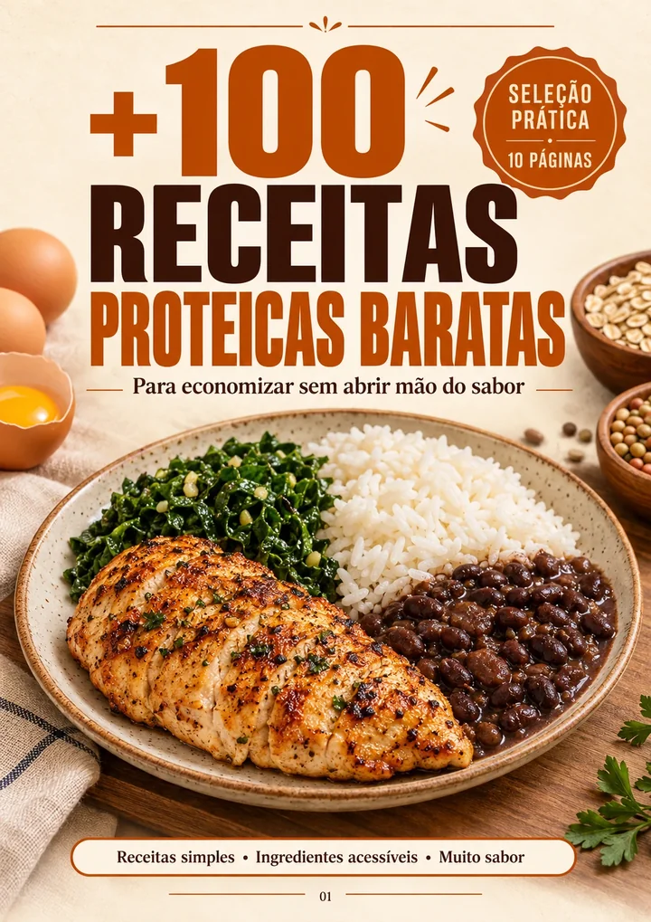 Receitas proteicas baratas e saborosas